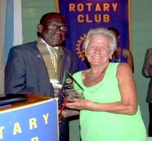 honoured and publicly celebrated by their fellow Rotarians and friends In what can only be described as a heartfelt and honest exchange Pedro and Birgitta were recognized by all for the stellar