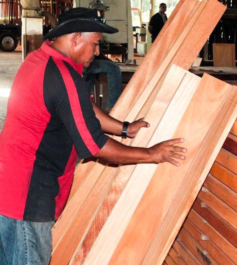 In 2014, we worked with the people of the region and Rainforest Alliance to create 190 new jobs, $560,000 in sales of sustainably produced wood products and