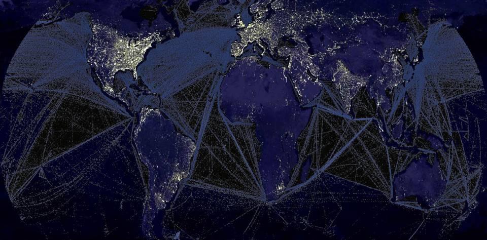 The Maritime Global Commons 75% of people live w/in 200mi of a coast 70% of world is water 95% of international communications travels via underwater cables 23,000 ships are underway daily carrying