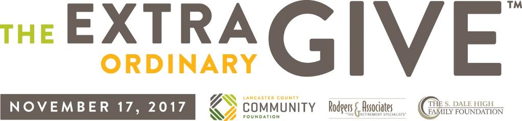 Frequently Asked Questions General Questions Why is the Lancaster County Community Foundation hosting Extraordinary Give for local community benefit organizations (nonprofits)?