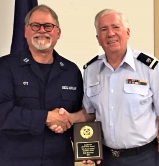 USCG AUXILIARY Flotilla 20-04 Minutes of the 01 February 2018 Regular Meeting The meeting was called to order by M. Ott at 1900 at the University of Mount Olive, 2912 Trent Road, New Bern.