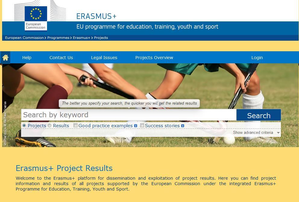 OTHER USEFUL INFORMATION Good practices and success stories of Erasmus+ are available in reports and compendia of statistics, as well as through the