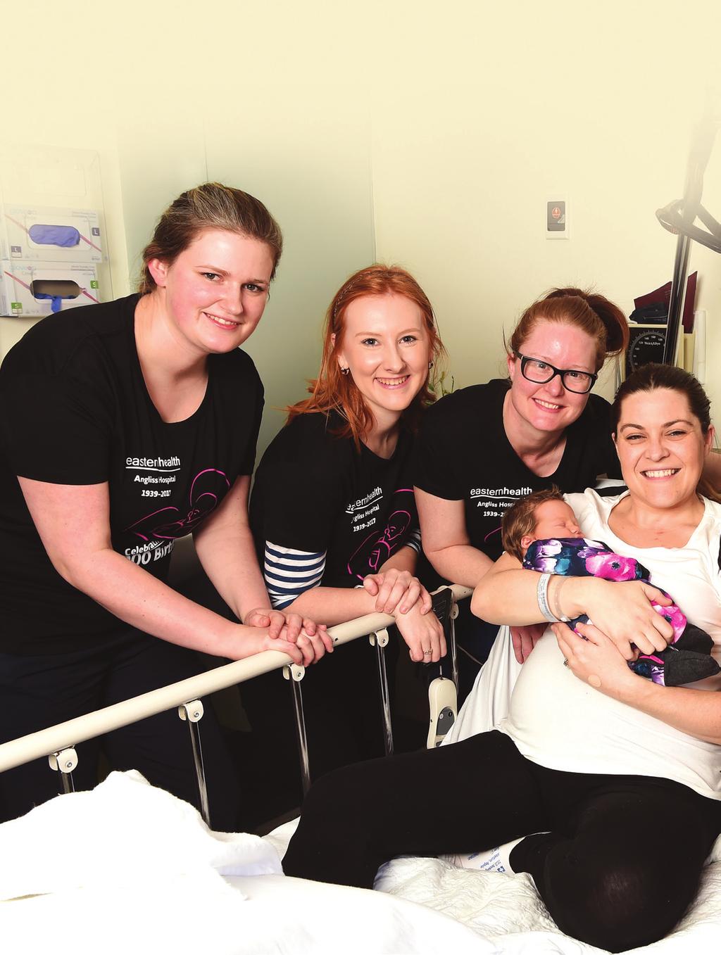 BRILLIANT BABY MILESTONE Angliss Hospital in Upper Ferntree Gully has welcomed its 100,000th baby, with Taylor Cox from Chirnside Park born at 10.25am on July 31, 2017.