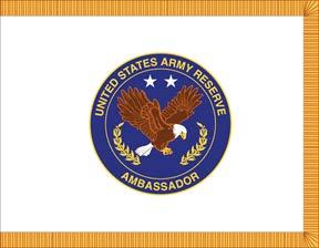 cretary of the Army, 13 August 2003) is white on which is centered the U.S.