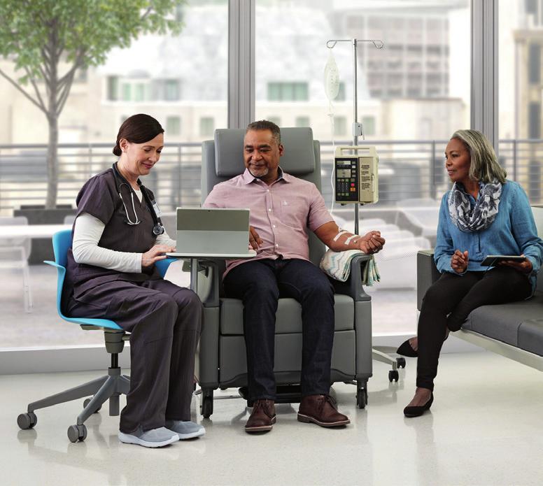 A group purchasing agreement with Steelcase Health