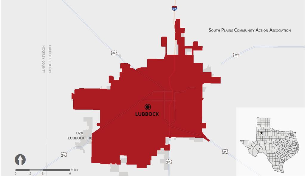 CITY OF LUBBOCK The City of Lubbock serves as an urban transit district (UTD) for the Lubbock urbanized area (UZA) under Texas Transportation Code Chapter 458 and therefore receives state funding.