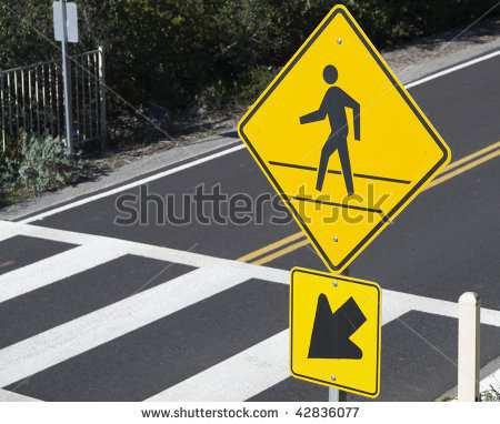 CROSSWALKS All students need to be sure to use