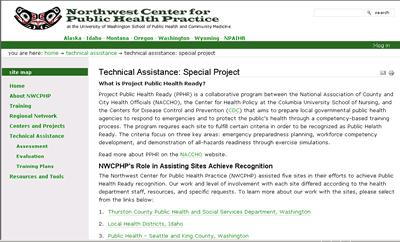 cfm Northwest Center for Public Health Practice
