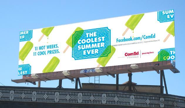 Coolest Summer Ever Promotion 2013-2014 Facebook promotion gave ComEd an opportunity to build a social-media base via a passion for our non-profit partners ComEd s first social media program with