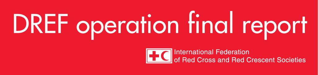 Ghana: Floods DREF operation n MDRGH001 GLIDE n FL-2009-000132GHA 31 May 2010 The International Federation s Disaster Relief Emergency Fund (DREF) is a source of un-earmarked money created by the