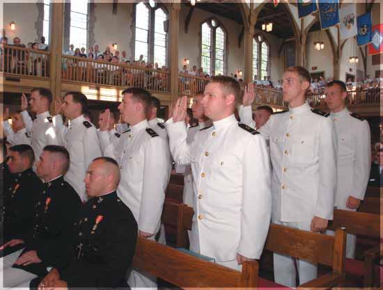 Accepting a commission is not required of graduates, but VMI prepares its graduates for successful military service.