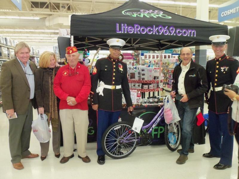 collecting toys at K-Mart in Somers Point Dick