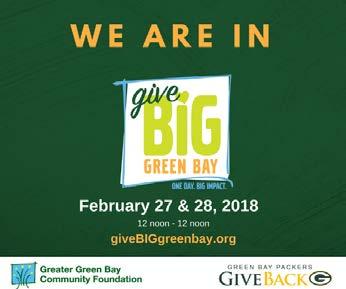 #givebiggb Weeks of Jan 22 & 29th Support <org name> on February 27 & 28 to help <org mission>.