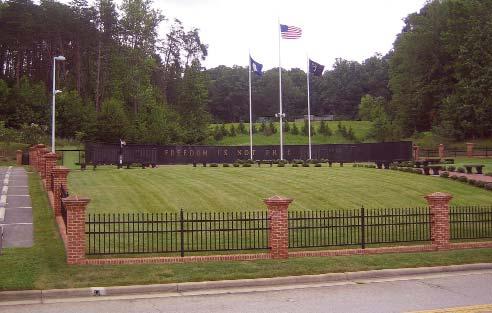 Danville, VA We just completed the fence part this summer at our Veterans Memorial in Danville, VA. We have a Memorial walkway that contains the names of 6,000 veterans who have served their country.