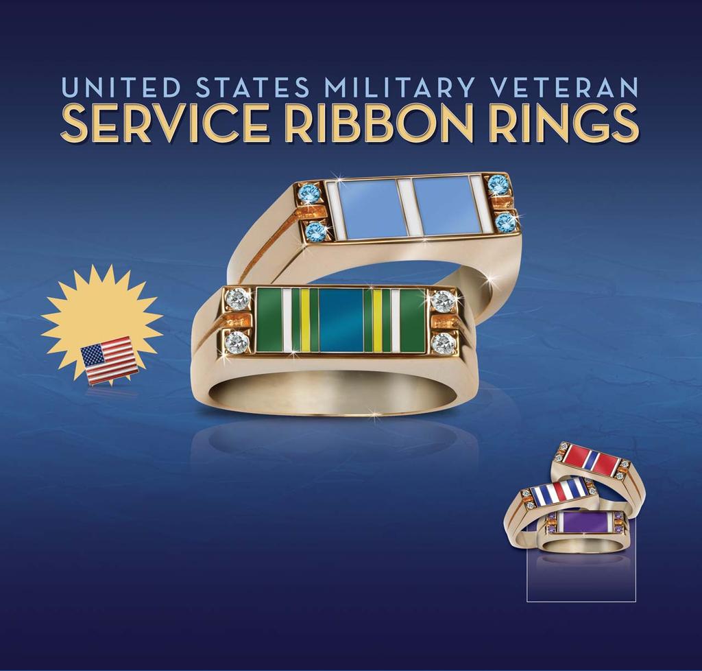 Our Official Korean War Service and Korea Defense Ribbon Rings are crafted in America, using the finest precious metals, personal Birthstones and hand enameling, to create a fitting and lasting