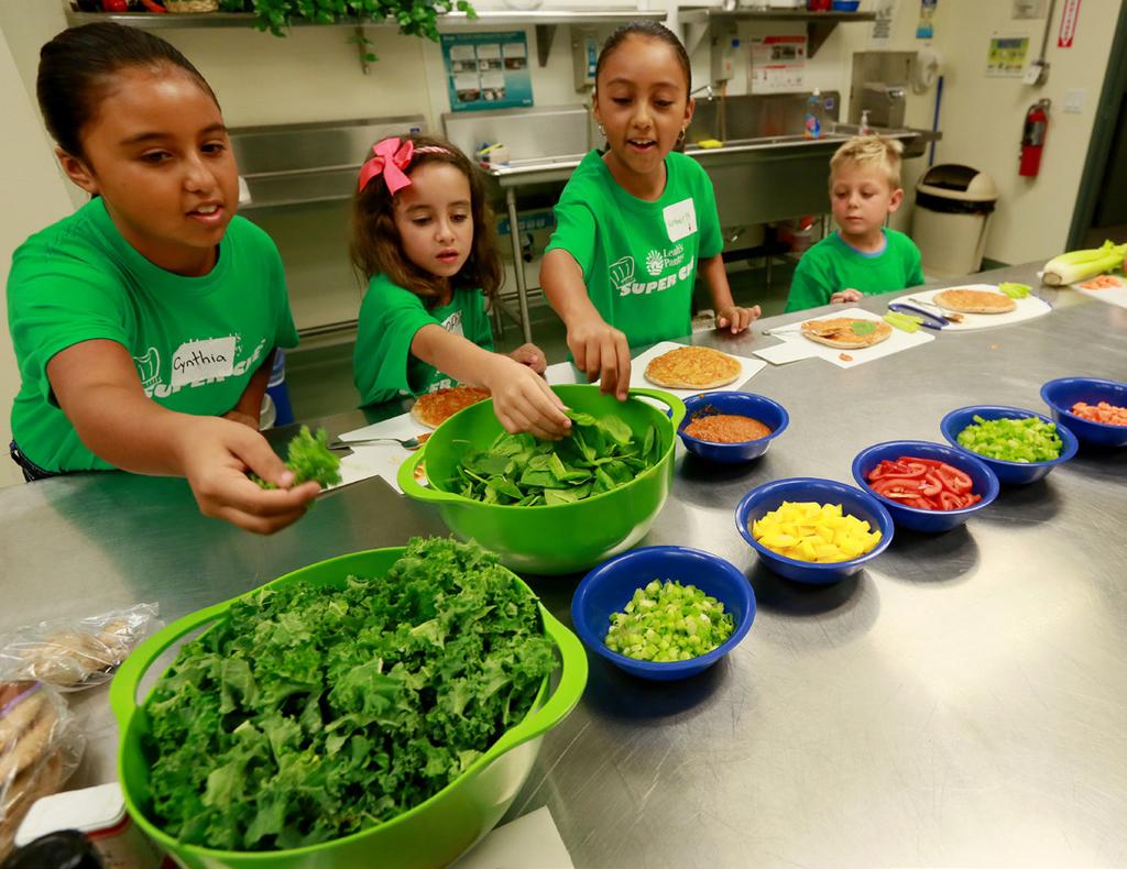 Scripps sponsors two programs at the City Heights Wellness Center to help children and their parents learn about healthy lifestyle changes, including nutritious food choices and exercise.