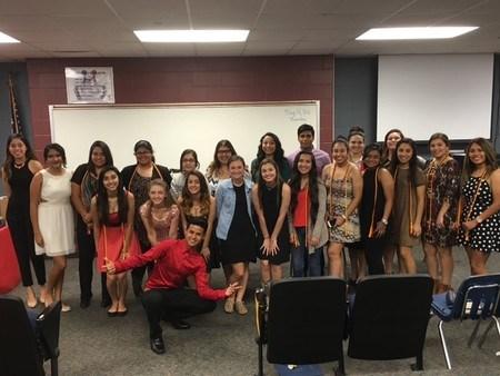 Spanish Honor Society has Congratulations to Brazosport High School's newest Spanish Honor Society members! On May 12, 9 new members were inducted into the Spanish Honor Society.