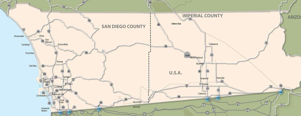 Caltrans District 11 Nearly 4,000 Miles of Highway