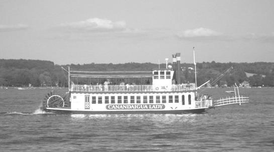 The Lady as she is known locally is a proud successor to famous steamboats that operated on the Finger Lakes between 1820 and 1930.