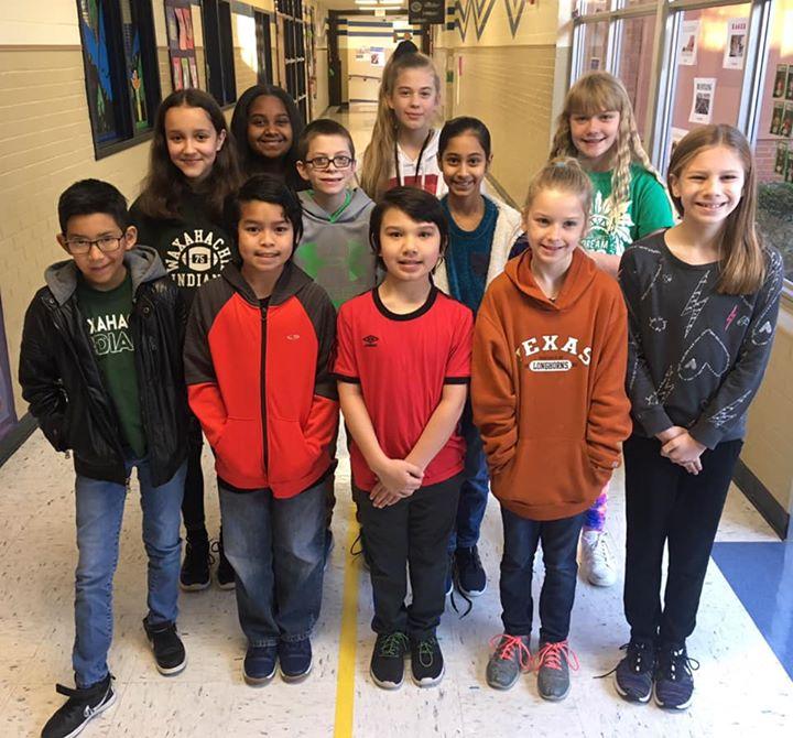 Northside Elementary 4th & 5th graders competed at UIL. *Emily Hendricks won Oral Reading.