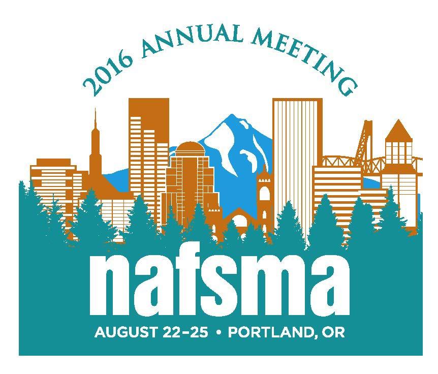 Monday, August 22, 2016 1:00 5:00p.m. NAFSMA Leadership Meeting West 2:00 5:00p.m. Registration/Hospitality Desk Pavilion Foyer Stop By and Check-In Early! Tuesday, August 23, 2016 7:30 a.m. Registration Continental Breakfast Pavilion Foyer 8:30 a.