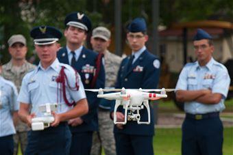 life. The Air Force purchased 100 drones for JROTC units nationwide and we are fortunate enough to have received one.