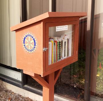 Little Free Libraries We build, install and stock a number of little free libraries throughout the area.
