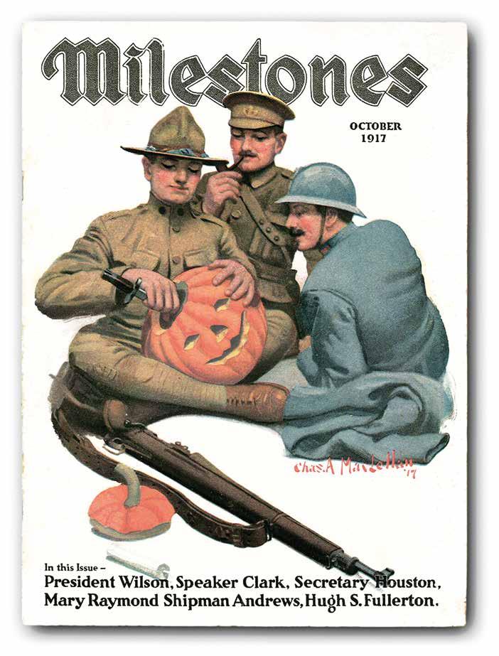 TRICK OR TREAT? The corporate internal publications of tire companies reflected issues concerning the involvement of the company and their employees in the war effort.