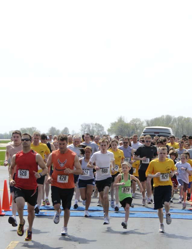FEATURE RACER RUN Members of the 181 st Intelligence Wing and the Wabash Valley participated in the sixth bi-annual Racer Run in April.