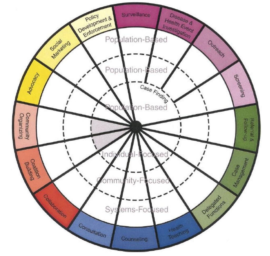 Wheel of PHN interventions