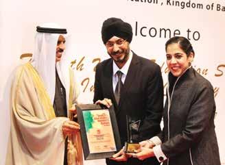 Global Indian International School, Dubai (third from left), getting Innovative