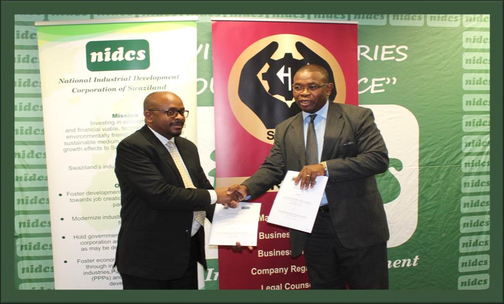 NIDCS, SEDCO SIGN MoU NIDCS and the Small E n t e r p r i s e s D e v e l o p m e n t Company (SEDCO) have signed a Memorandum of Understanding (MoU) to formalize their partnership for the Graduate
