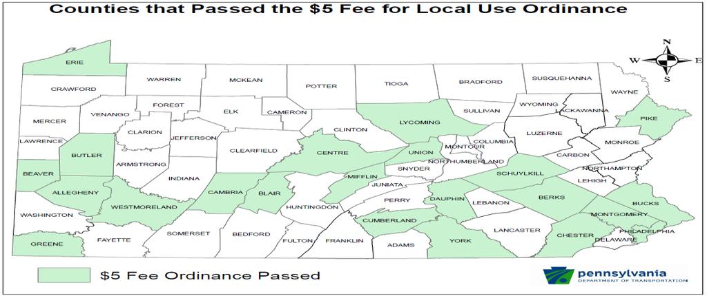 Road MaP/$5 Fee Initiative Governor Tom Wolf announced a new Road Maintenance and Preservation (Road MaP) program.