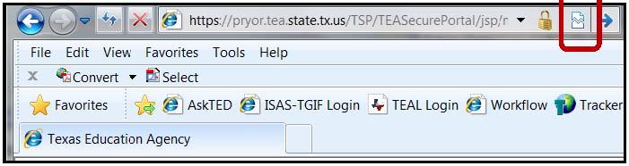 Using TEA systems including egrants with Internet Explorer version 10.0 or version 11.