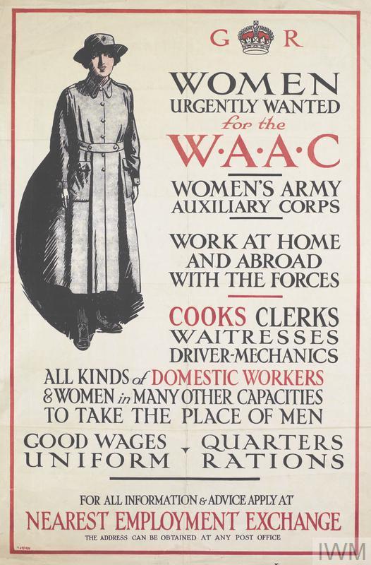Over 100,000 British women also became a part of the uniformed service to assist the war effort.