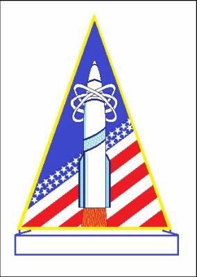 564 th Strategic Missile Squadron 564 th Missile Squadron emblem: Azure, between flaunches Or bearing fleures-de-lis of the first a "sky sword" Yellow charged on the grip with a spring of laurel