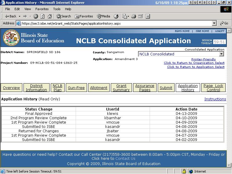 NCLB Application