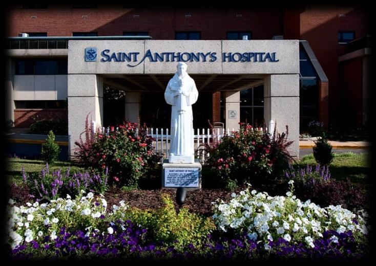 Saint Anthony s Health Center Campus Facilities: #1 Saint Anthony s Way, Alton 145 Acute Care Licensed Beds 237,000 Square Feet