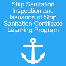 Points of Entry Ship Sanitation Inspection and Issuance of Ship Sanitation Certificate Training (SSI/ISSC) training toolkit The training toolkit purpose is to provide training to competent