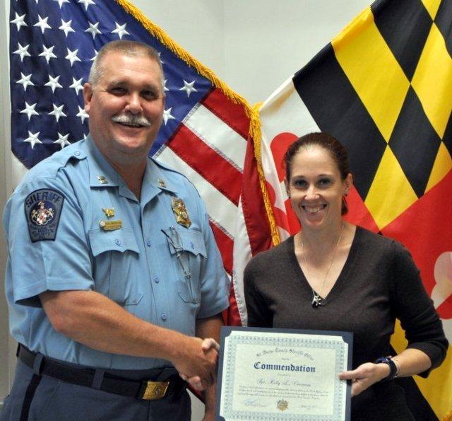 Commendation Cpl. David Alexander For superior performance in March 2013, while investigating a burglary.