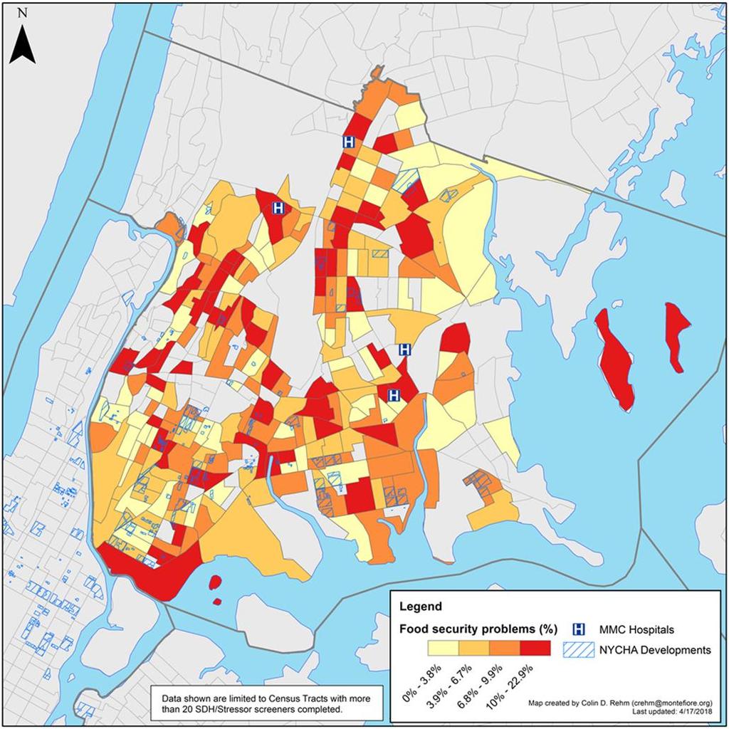 Hotspotting Food Insecurity Actionable data to drive community partnership