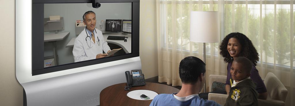 Increasing engagement via video When you picture telehealth, what do you see? For many, it s the traditional model. Patients at home, speaking via video with care providers.