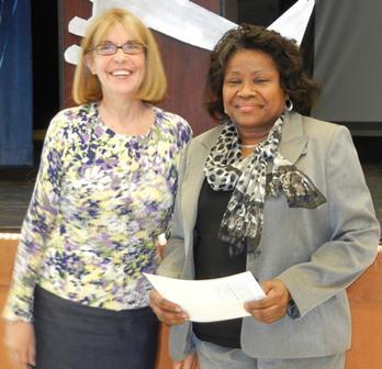 Smith Memorial Scholarship Bev Hill and Mrs.