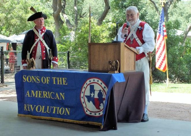 (Photo Far Right) P-G Butler gave an wonderful overview on Why We Celebrate Independence Day.