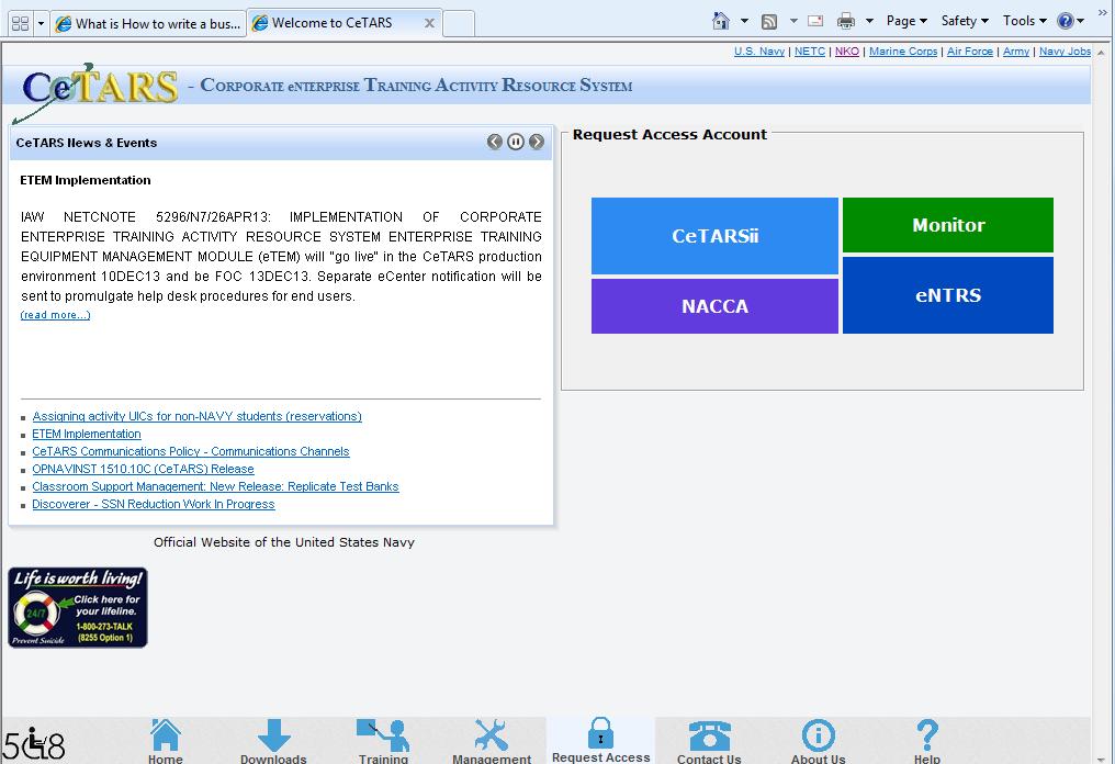 4. Click Request Access and
