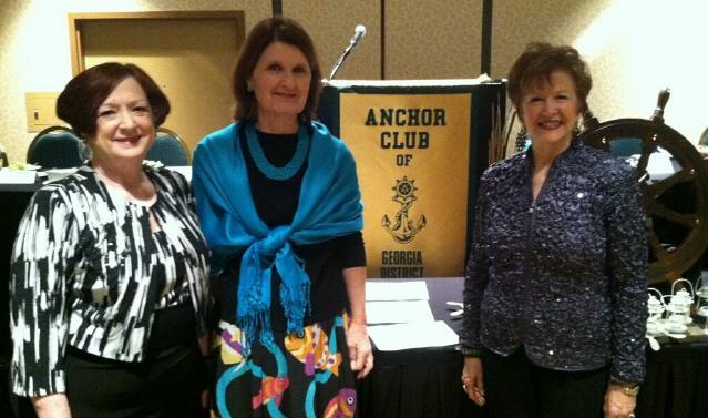 In friendship and service, Patricia Whatley Governor Patricia, GA District Anchor Co-Assistant Sheryl and Governor-Elect Judy at the Anchor Convention.