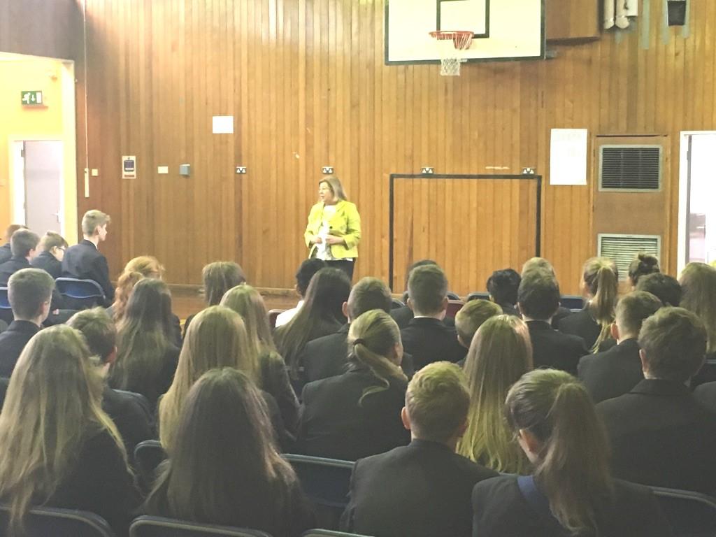 Celebrating Democracy Day at Belmont School I recently visited Belmont Community School to speak to young people about the role of an MP, both in Westminster and the constituency, as part of the