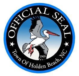 TOWN OF HOLDEN BEACH INLET AND BEACH PROTECTION BOARD THURSDAY, OCTOBER 25, 2018-10:00 A.M. The Inlet and Beach Protection Board (IBPB) of the Town of Holden Beach, North Carolina me