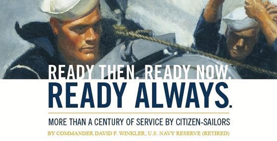 The Navy Reserve Centennial book - AVAILABLE NOW Order your 208-page, hard-bound copy today at upress.qg.