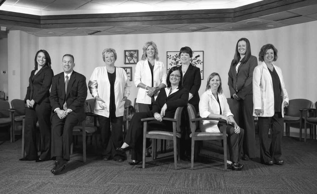 feature story Creating an Experience You ll Feel Good About Submitted by Mississippi Valley Surgery Center The leadership team at the Mississippi Valley Surgery Center (from left to right): Missy